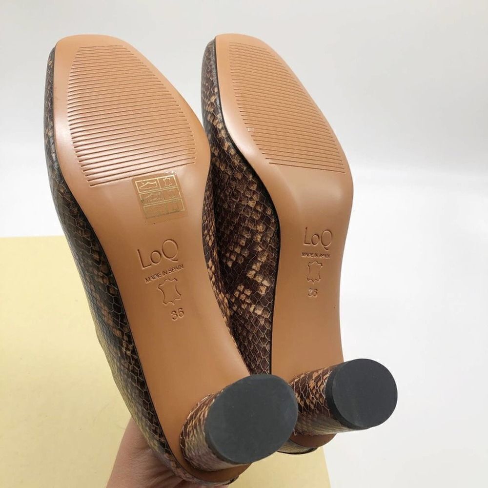 LOQ Eva Castaa Python Mules - Picture 9 of 11